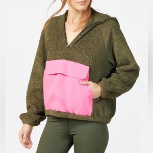 Outerknown Sherpa Half Zip Hoodie